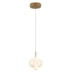 PENDENTE LED LUSE 3000K 7W 22CM OURO | NORDECOR 2794 PENDENTE LED LUSE 3000K 7W 22CM OURO | NORDECOR 2794