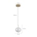 PENDENTE LED LUSE 3000K 7W 22CM OURO | NORDECOR 2794