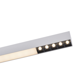 PENDENTE LED LYTA DIF LINEAR 4000K 40W BIVOLT 120X3,5X6CM ALUMÍNIO BRANCO | NORDECOR 2676 PENDENTE LED LYTA DIF LINEAR 4000K 40W BIVOLT 120X3,5X6CM ALUMÍNIO BRANCO | NORDECOR 2676