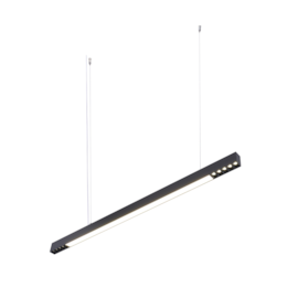 PENDENTE LED LYTA DIF LINEAR 4000K 40W BIVOLT 120X3,5X6CM ALUMÍNIO PRETO | NORDECOR 2677 PENDENTE LED LYTA DIF LINEAR 4000K 40W BIVOLT 120X3,5X6CM ALUMÍNIO PRETO | NORDECOR 2677