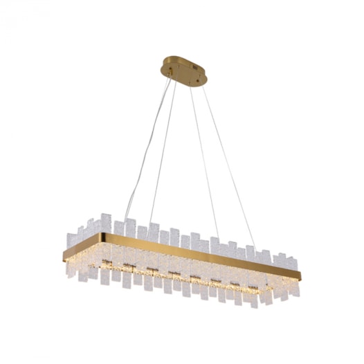 PENDENTE LED MALI RETANGULAR 2700K 52W BIVOLT DOURADO | STUDIOLUCE PD1800 PENDENTE LED MALI RETANGULAR 2700K 52W BIVOLT DOURADO | STUDIOLUCE PD1800