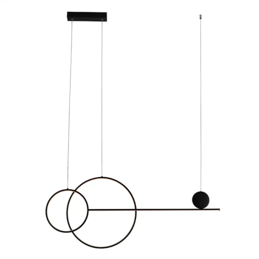 PENDENTE LED MALLEN 3000K 36W BIVOLT PRETO E BRANCO | STUDIOLUCE PD1627PT PENDENTE LED MALLEN 3000K 36W BIVOLT PRETO E BRANCO | STUDIOLUCE PD1627PT