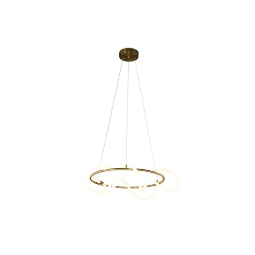 PENDENTE LED MANTRA REDONDO METAL E SILICONE DOURADO E BRANCO 35W 2700K | BELLA ILUMINAÇÃO OC011S PENDENTE LED MANTRA REDONDO METAL E SILICONE DOURADO E BRANCO 35W 2700K | BELLA ILUMINAÇÃO OC011S