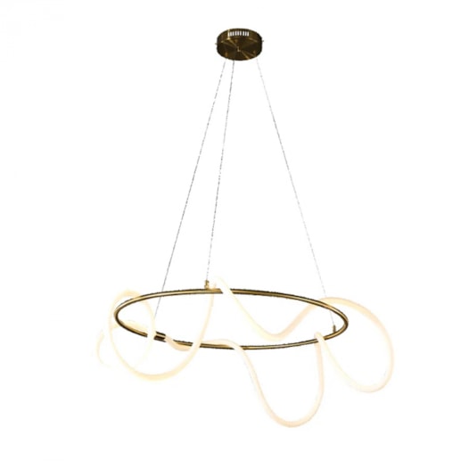 PENDENTE LED MANTRA REDONDO METAL E SILICONE DOURADO E BRANCO 45W 2700K | BELLA ILUMINAÇÃO OC011L PENDENTE LED MANTRA REDONDO METAL E SILICONE DOURADO E BRANCO 45W 2700K | BELLA ILUMINAÇÃO OC011L