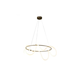PENDENTE LED MANTRA REDONDO METAL E SILICONE DOURADO E BRANCO 45W 2700K | BELLA ILUMINAÇÃO OC011L PENDENTE LED MANTRA REDONDO METAL E SILICONE DOURADO E BRANCO 45W 2700K | BELLA ILUMINAÇÃO OC011L