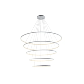 PENDENTE LED MILANO ALUMÍNIO E ACRÍLICO BRANCO 157W 3000K | HEVVY 1225 SL-0515/H5 WH PENDENTE LED MILANO ALUMÍNIO E ACRÍLICO BRANCO 157W 3000K | HEVVY 1225 SL-0515/H5 WH