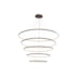 PENDENTE LED MILANO ALUMÍNIO E ACRÍLICO CAFÉ 157W 3000K | HEVVY 1226 SL-0515/H5 COFFEE PENDENTE LED MILANO ALUMÍNIO E ACRÍLICO CAFÉ 157W 3000K | HEVVY 1226 SL-0515/H5 COFFEE