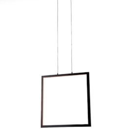 PENDENTE LED MONTAGGIO QUADRADO 2700K 35W BIVOLT 44,4X44,4CM METAL E ACRÍLICO PRETO | +LUZ PE-102/35.27PF PENDENTE LED MONTAGGIO QUADRADO 2700K 35W BIVOLT 44,4X44,4CM METAL E ACRÍLICO PRETO | +LUZ PE-102/35.27PF
