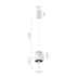 PENDENTE LED OLIWA 3000K BRANCO | NORDECOR 2805