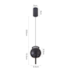 PENDENTE LED OLIWA 3000K PRETO | NORDECOR 2806