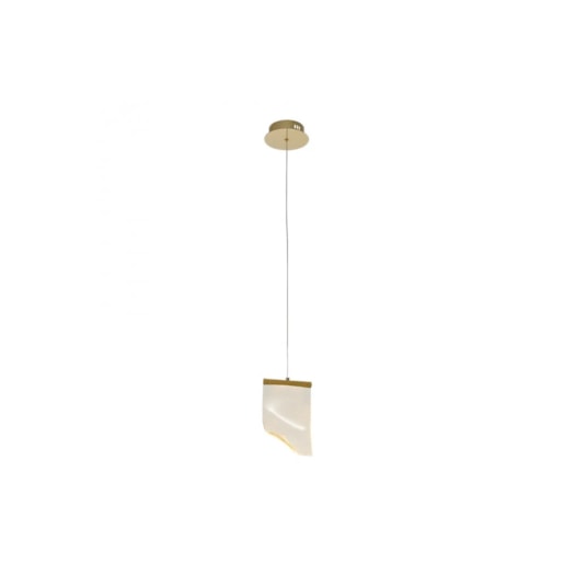 PENDENTE LED ONDA 3000K 2,5W BIVOLT 22X14,8X7CM METAL E ACRÍLICO DOURADO E TRANSPARENTE | BELLA ILUMINAÇÃO OC008S PENDENTE LED ONDA 3000K 2,5W BIVOLT 22X14,8X7CM METAL E ACRÍLICO DOURADO E TRANSPARENTE | BELLA ILUMINAÇÃO OC008S
