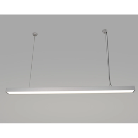PENDENTE LED OTAN 3000K 24W BIVOLT 4X120X7CM METAL BRANCO | NORDECOR 2261