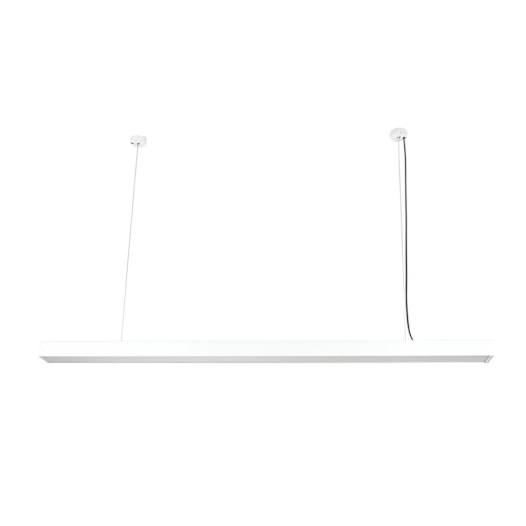 PENDENTE LED OTAN RETANGULAR 4000K 24W BIVOLT 4X120X7CM METAL BRANCO | NORDECOR 2642