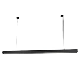 PENDENTE LED OTAN RETANGULAR 4000K 24W BIVOLT 4X120X7CM METAL PRETO | NORDECOR 2643 PENDENTE LED OTAN RETANGULAR 4000K 24W BIVOLT 4X120X7CM METAL PRETO | NORDECOR 2643
