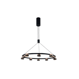 PENDENTE LED OTO METAL PRETO E DOURADO 50W 3000K | BELLA ILUMINAÇÃO KW005 PENDENTE LED OTO METAL PRETO E DOURADO 50W 3000K | BELLA ILUMINAÇÃO KW005