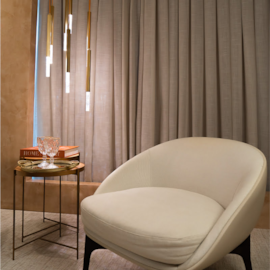 PENDENTE LED PEAN 3000K 3W BIVOLT Ø2,5X43,5CM CRISTAL E ALUMÍNIO DOURADO FOSCO | NORDECOR 2518 PENDENTE LED PEAN 3000K 3W BIVOLT Ø2,5X43,5CM CRISTAL E ALUMÍNIO DOURADO FOSCO | NORDECOR 2518