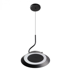 PENDENTE LED PULL REDONDO 3000K 18W BIVOLT Ø25CM METAL | SPOTLINE 1101/1 PENDENTE LED PULL REDONDO 3000K 18W BIVOLT Ø25CM METAL | SPOTLINE 1101/1