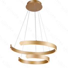 PENDENTE LED REDONDO 3000K 60W BIVOLT Ø60CM METAL DOURADO | SINDORA ILUMINAÇÃO DCD03043 PENDENTE LED REDONDO 3000K 60W BIVOLT Ø60CM METAL DOURADO | SINDORA ILUMINAÇÃO DCD03043