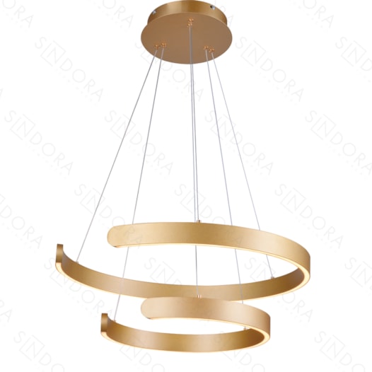 PENDENTE LED REDONDO 3000K 60W BIVOLT Ø60CM METAL DOURADO | SINDORA ILUMINAÇÃO DCD03043 PENDENTE LED REDONDO 3000K 60W BIVOLT Ø60CM METAL DOURADO | SINDORA ILUMINAÇÃO DCD03043