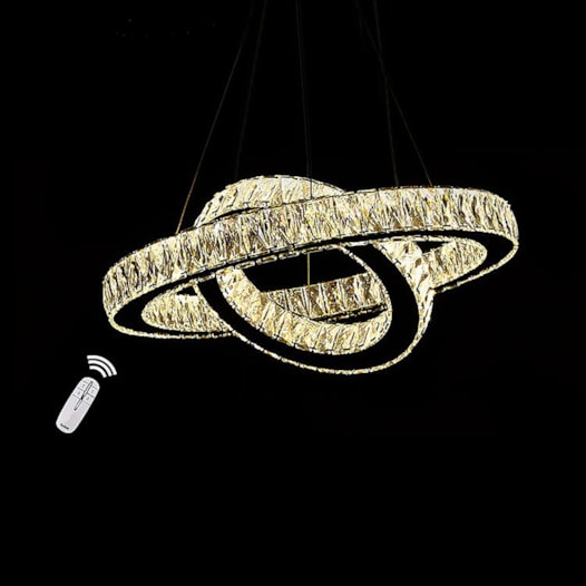 PENDENTE LED REDONDO DUPLO 42W BIVOLT Ø40CM CRISTAL E METAL DOURADO E TRANSPARENTE | SINDORA ILUMINAÇÃO DCD00198 PENDENTE LED REDONDO DUPLO 42W BIVOLT Ø40CM CRISTAL E METAL DOURADO E TRANSPARENTE | SINDORA ILUMINAÇÃO DCD00198