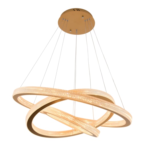 PENDENTE LED REDONDO TRIPLO 3000K 80W BIVOLT Ø80CM ALUMÍNIO E ACRÍLICO DOURADO | SINDORA ILUMINAÇÃO DCD015079 PENDENTE LED REDONDO TRIPLO 3000K 80W BIVOLT Ø80CM ALUMÍNIO E ACRÍLICO DOURADO | SINDORA ILUMINAÇÃO DCD015079