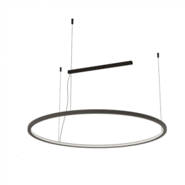 PENDENTE LED RING REDONDO LUZ INTERNA 3000K 34W BIVOLT Ø60CM | BELLA ITALIA PE16500