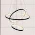 PENDENTE LED RINGS ANEL TRIPLO 2700K 100W BIVOLT Ø80CM ALUMÍNIO E ACRÍLICO PRETO| +LUZ PE-103/100.27PF PENDENTE LED RINGS ANEL TRIPLO 2700K 100W BIVOLT Ø80CM ALUMÍNIO E ACRÍLICO PRETO| +LUZ PE-103/100.27PF