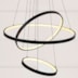PENDENTE LED RINGS ANEL TRIPLO 2700K 100W BIVOLT Ø80CM ALUMÍNIO E ACRÍLICO PRETO| +LUZ PE-103/100.27PF PENDENTE LED RINGS ANEL TRIPLO 2700K 100W BIVOLT Ø80CM ALUMÍNIO E ACRÍLICO PRETO| +LUZ PE-103/100.27PF