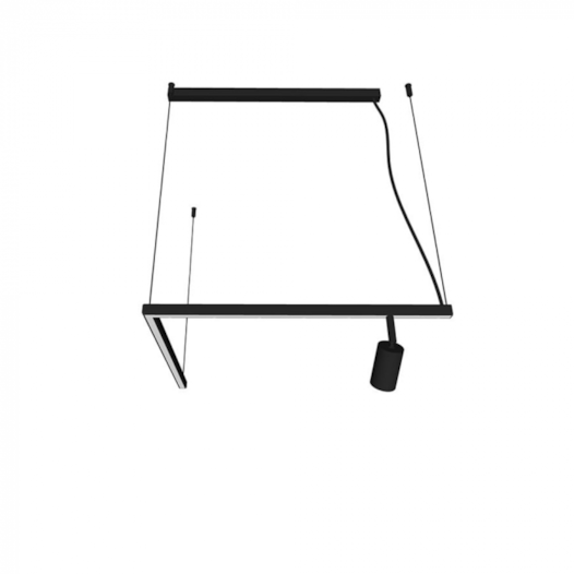 PENDENTE LED RISK L 4000K 18W BIVOLT MINI DICRÓICA 50X50CM | BELLA ITALIA PE14511 PENDENTE LED RISK L 4000K 18W BIVOLT MINI DICRÓICA 50X50CM | BELLA ITALIA PE14511