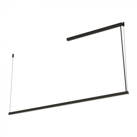 PENDENTE LED RISK LINEAR 3000K 18W BIVOLT 100CM | BELLA ITALIA PE13800