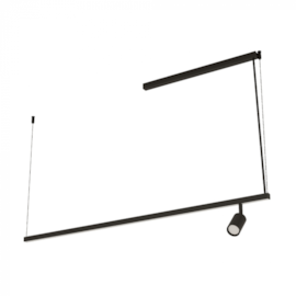 PENDENTE LED RISK LINEAR 3000K 18W BIVOLT MINI DICRÓICA 100CM | BELLA ITALIA PE14500 PENDENTE LED RISK LINEAR 3000K 18W BIVOLT MINI DICRÓICA 100CM | BELLA ITALIA PE14500