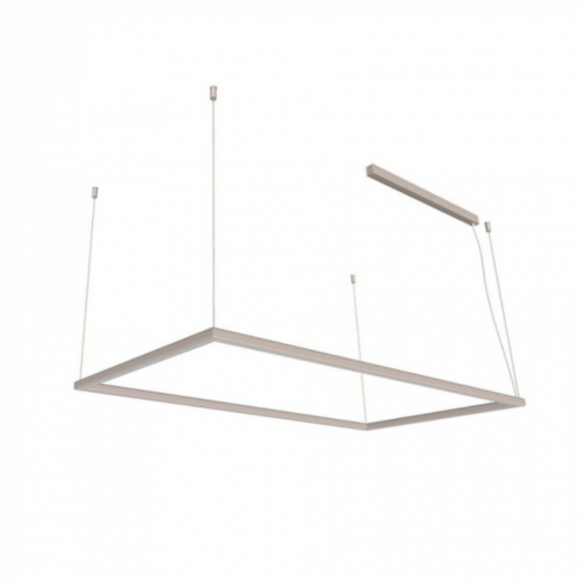 PENDENTE LED RISK RETRATO RETANGULAR 3000K 58,5W BIVOLT 150X15CM | BELLA ITALIA PE14302