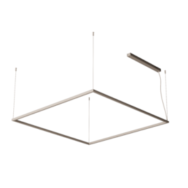 PENDENTE LED RISK RETRATO RETANGULAR 3000K 72W BIVOLT 100X100CM | BELLA ITALIA PE14314