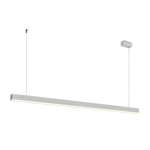 PENDENTE LED ROAD RETANGULAR 3000K 38W BIVOLT 4X120X5CM ALUMÍNIO | SPOTLINE 814/120 3000K PENDENTE LED ROAD RETANGULAR 3000K 38W BIVOLT 4X120X5CM ALUMÍNIO | SPOTLINE 814/120 3000K