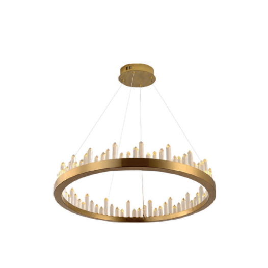 PENDENTE LED ROCA METAL E CRISTAL DOURADO E TRANSPARENTE 36W 3000K | BELLA ILUMINAÇÃO BC003G PENDENTE LED ROCA METAL E CRISTAL DOURADO E TRANSPARENTE 36W 3000K | BELLA ILUMINAÇÃO BC003G
