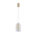 PENDENTE LED ROZ 3000K 10W BIVOLT Ø9,8X16CM ALUMÍNIO E VIDRO DOURADO FOSCO | NORDECOR 2698 PENDENTE LED ROZ 3000K 10W BIVOLT Ø9,8X16CM ALUMÍNIO E VIDRO DOURADO FOSCO | NORDECOR 2698