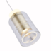 PENDENTE LED ROZ 3000K 10W BIVOLT Ø9,8X16CM ALUMÍNIO E VIDRO DOURADO FOSCO | NORDECOR 2698