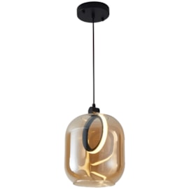 PENDENTE LED RUZO 3000K 7W ÂMBAR | NORDECOR 2793