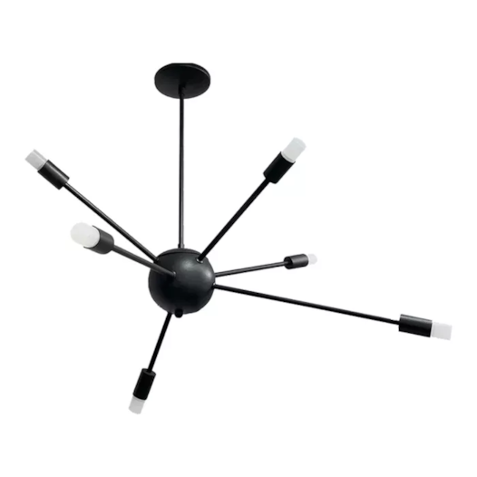 PENDENTE LED SIDERAL 3000K 30W 110V Ø73X62CM ALUMÍNIO E ACRÍLICO | USINA 19720/6LED3-110 PENDENTE LED SIDERAL 3000K 30W 110V Ø73X62CM ALUMÍNIO E ACRÍLICO | USINA 19720/6LED3-110