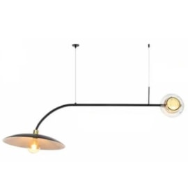 PENDENTE LED SUNFLOWER 2700K 11W 50X140X45CM METAL E VIDRO | OLD ARTISAN PD-5740 PENDENTE LED SUNFLOWER 2700K 11W 50X140X45CM METAL E VIDRO | OLD ARTISAN PD-5740