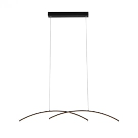 PENDENTE LED TAGNE 3000K 24W BIVOLT PRETO | STUDIOLUCE PD1626PT