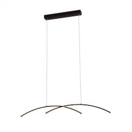PENDENTE LED TAGNE 3000K 24W BIVOLT PRETO | STUDIOLUCE PD1626PT