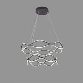 PENDENTE LED TAMIS 3000K 115W BIVOLT Ø63X21CM ALUMÍNIO PRETO | NORDECOR 2375 PENDENTE LED TAMIS 3000K 115W BIVOLT Ø63X21CM ALUMÍNIO PRETO | NORDECOR 2375