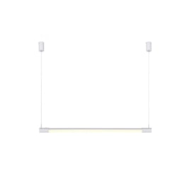 PENDENTE LED TEC RETANGULAR 3000K 12W BIVOLT 60CM ALUMÍNIO E SILICONE BRANCO | BELLA ILUMINAÇÃO GD012SW PENDENTE LED TEC RETANGULAR 3000K 12W BIVOLT 60CM ALUMÍNIO E SILICONE BRANCO | BELLA ILUMINAÇÃO GD012SW