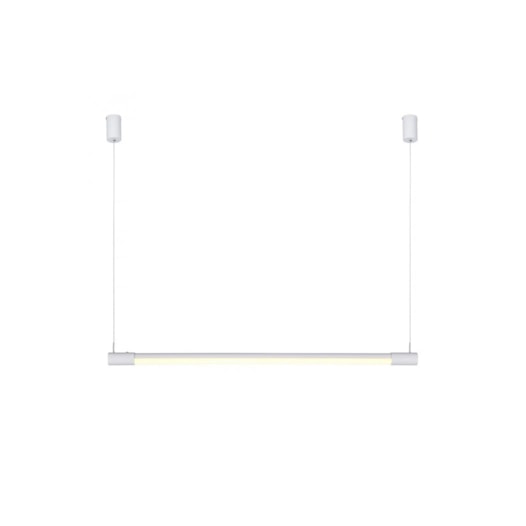 PENDENTE LED TEC RETANGULAR 3000K 12W BIVOLT 60CM ALUMÍNIO E SILICONE BRANCO | BELLA ILUMINAÇÃO GD012SW PENDENTE LED TEC RETANGULAR 3000K 12W BIVOLT 60CM ALUMÍNIO E SILICONE BRANCO | BELLA ILUMINAÇÃO GD012SW
