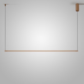 PENDENTE LED TENUES 2700K 12W BIVOLT Ø120CM ALUMÍNIO DOURADO E PRETO | +LUZ PE-134/12.120DF PENDENTE LED TENUES 2700K 12W BIVOLT Ø120CM ALUMÍNIO DOURADO E PRETO | +LUZ PE-134/12.120DF