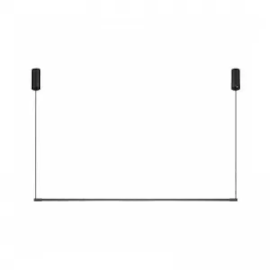 PENDENTE LED TENUES 2700K 12W BIVOLT Ø120CM ALUMÍNIO PRETO | +LUZ PE-134/12.120PT PENDENTE LED TENUES 2700K 12W BIVOLT Ø120CM ALUMÍNIO PRETO | +LUZ PE-134/12.120PT