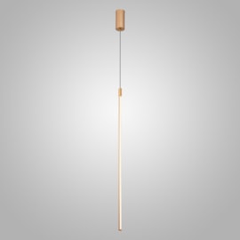 PENDENTE LED TENUES 2700K 8W BIVOLT Ø80CM ALUMÍNIO DOURADO | +LUZ PE-133/8.80DF PENDENTE LED TENUES 2700K 8W BIVOLT Ø80CM ALUMÍNIO DOURADO | +LUZ PE-133/8.80DF