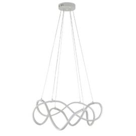PENDENTE LED TEP 3000K 58W BIVOLT Ø60X20CM ALUMÍNIO BRANCO | NORDECOR 2082 PENDENTE LED TEP 3000K 58W BIVOLT Ø60X20CM ALUMÍNIO BRANCO | NORDECOR 2082