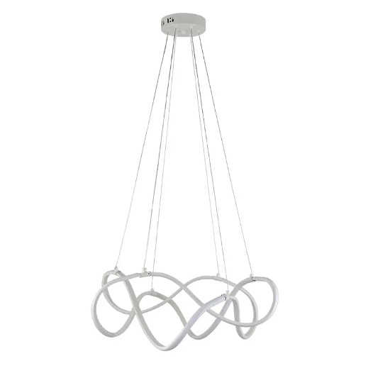 PENDENTE LED TEP 3000K 58W BIVOLT Ø60X20CM ALUMÍNIO BRANCO | NORDECOR 2082 PENDENTE LED TEP 3000K 58W BIVOLT Ø60X20CM ALUMÍNIO BRANCO | NORDECOR 2082